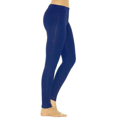 Solid Colour Stretch Leggings