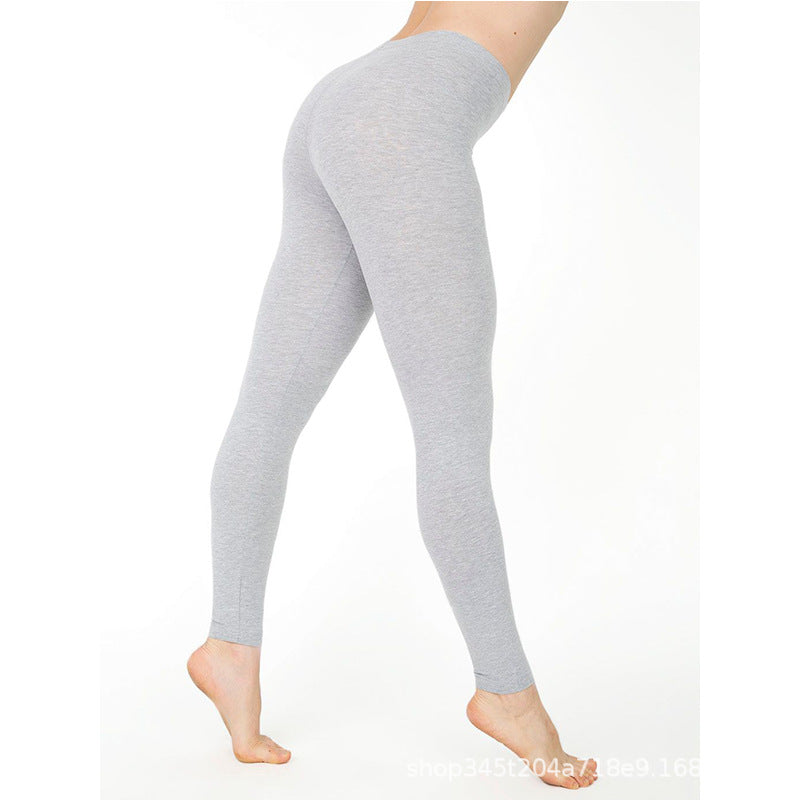 Solid Colour Stretch Leggings