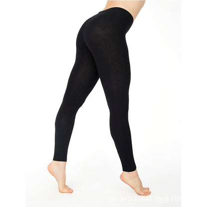 Solid Colour Stretch Leggings