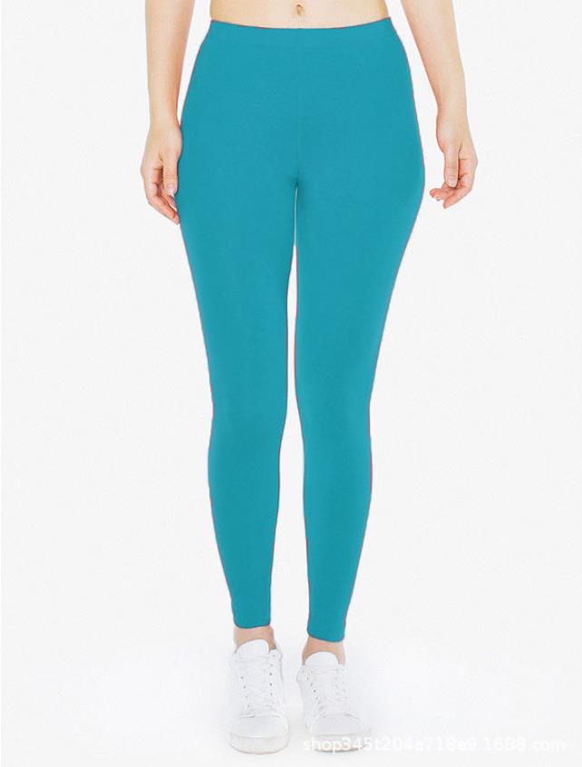 Solid Colour Stretch Leggings