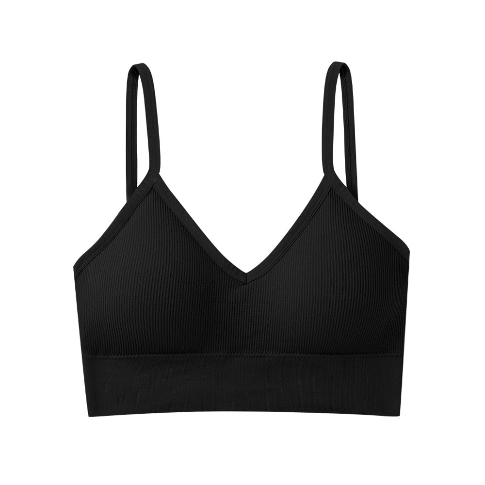 Tube Top With Pads And Bottoming Sports Bra For Women