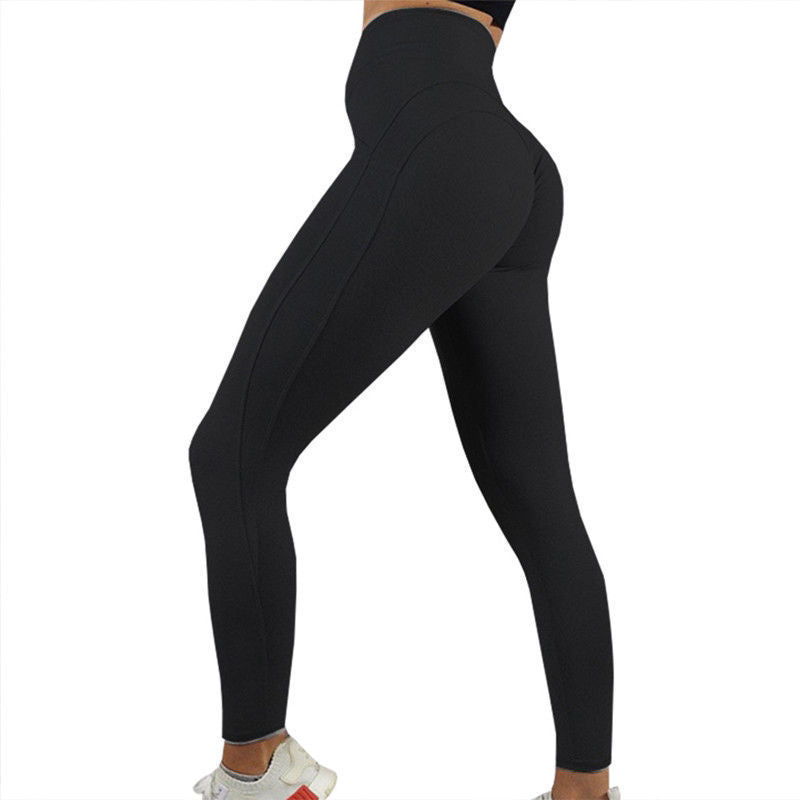 Solid Colour Exercise Leggings